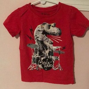 Rockin dinosaur toddler tee